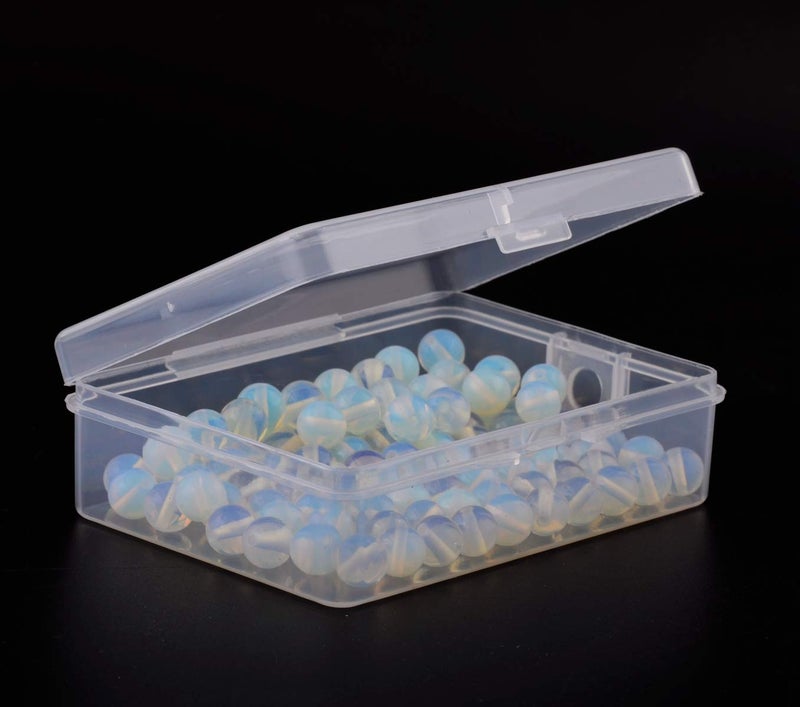 Cmidy Stone Beads 100pcs 8mm Opal Round Stone Beading Loose Gemstone Hole Size 1mm DIY Smooth Beads for Bracelet Necklace Earrings Jewelry Making (Opal, 8mm) - Image 5